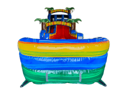 Reggae Rush 18ft Dual Lane Water Slide