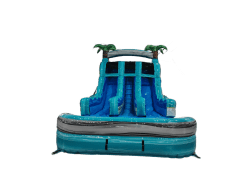 Bahama Blast 15ft Dual Lane Water Slide